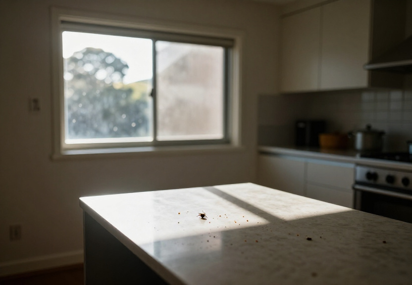 Cockroaches in wall cavity of a Bronte home before removal